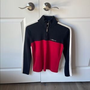 Women's Navy, Red and White Sweater All Cotton